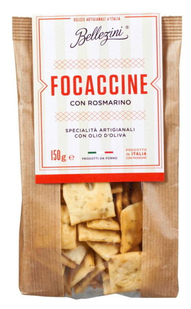 Focaccine con Rosmarino - 150 g Beutel