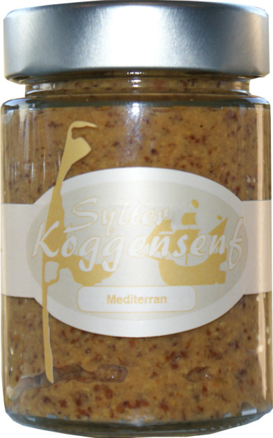 Sylter Koggensenf - Senf Mediterran - 190 ml Glas