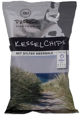 Kesselchips mit Sylter Meersalz - Beutel 110 g Kesselchips mit Sylter Meersalz - Beutel 110 g