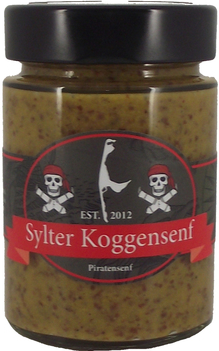 Sylter Koggensenf - Piratensenf - 190 ml Glas