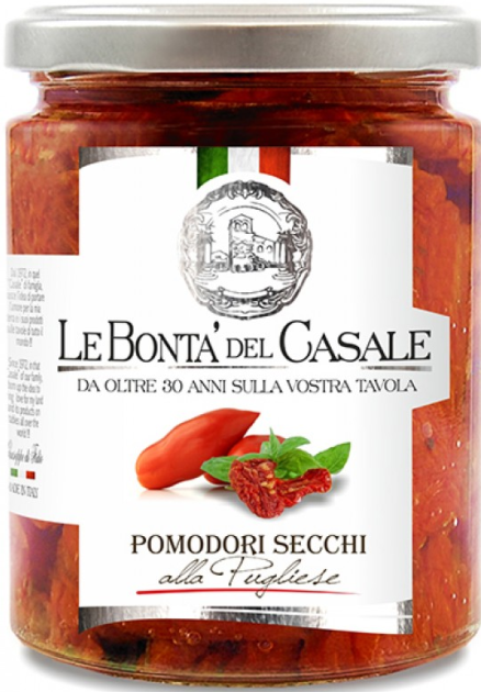 Pomodori Secchi in Olio - getrocknete Tomaten - 280 g Glas