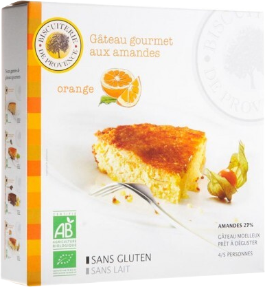 Mandelkuchen Orange - BIO - 225 g Mandelkuchen Orange - BIO - 225 g