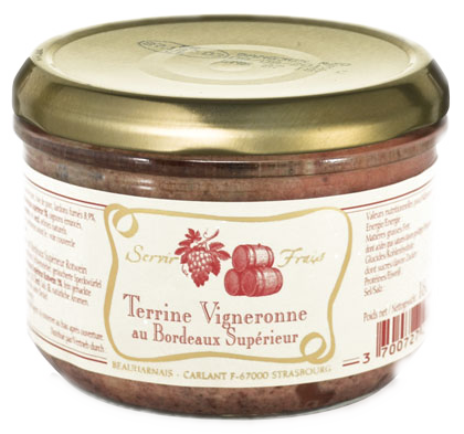 Winzerterrine mit Bordeaux Supérieur - 180 g Winzerterrine mit Bordeaux Supérieur - 180 g