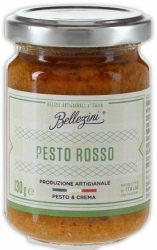 Pesto Rosso - klassisches italienisches Tomatenpesto mit feinem Olivenöl - 130 g