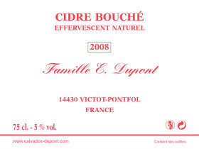 Dupont - Cidre Bouché - 0,75 L
