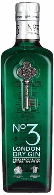 Berry Bros. & Rudd - No. 3 London Dry Gin - 46% Vol. Berry Bros. & Rudd - No. 3 London Dry Gin - 46% Vol.