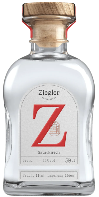 Ziegler - Sauerkirsch - 0,5 L - 43% Vol. Ziegler - Sauerkirsch - 0,5 L - 43% Vol.