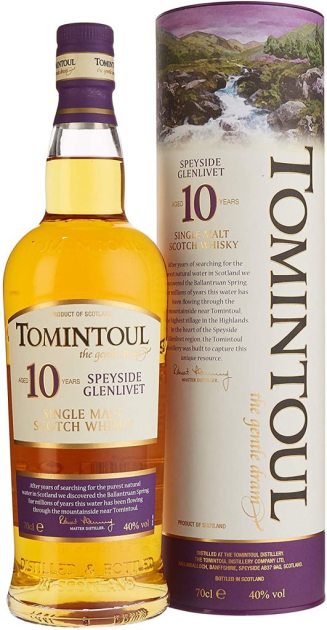 Tomintoul - Speyside Glenlivet - Single Malt Whisky - 10 Years - 40% vol. - 0,70 L Tomintoul - Speyside Glenlivet - Single Malt Whisky - 10 Years - 40% vol. - 0,70 L
