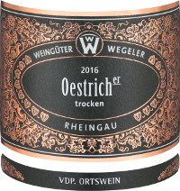 2016 Geheimrat Wegeler - Oestricher - VDP.ORTSWEIN - Riesling - QbA - trocken - 0,75 L