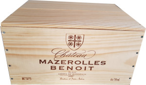2019 Château Mazerolles-Benoit - Côtes de Blaye - trocken - in der Holzkiste - 6 x 0,75 L