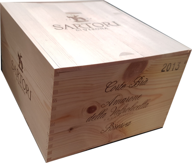 2015 Sartori - Corte Brà Riserva - Amarone Della Valpolicella - Classico - DOCG -6 x 0,75 L - in Holzkiste