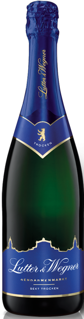 Lutter & Wegner - Gendarmenmarkt - Sekt trocken (blau) - 0,75 L Lutter & Wegner - Gendarmenmarkt - Sekt trocken (blau) - 0,75 L